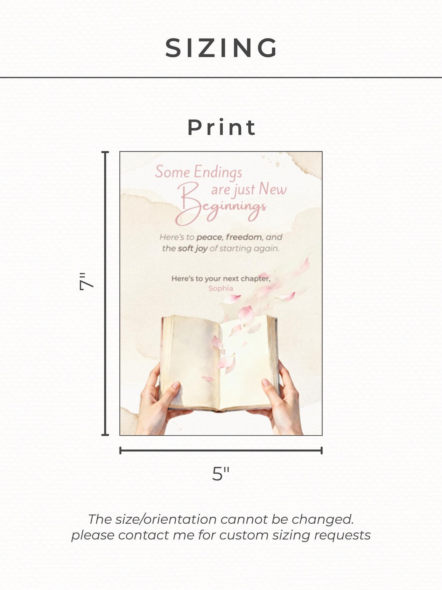 Printable Divorce, Separation, New Beginnings Card (Instant Digital Download Editable Canva Template) Friend Encouragement Well Wishes