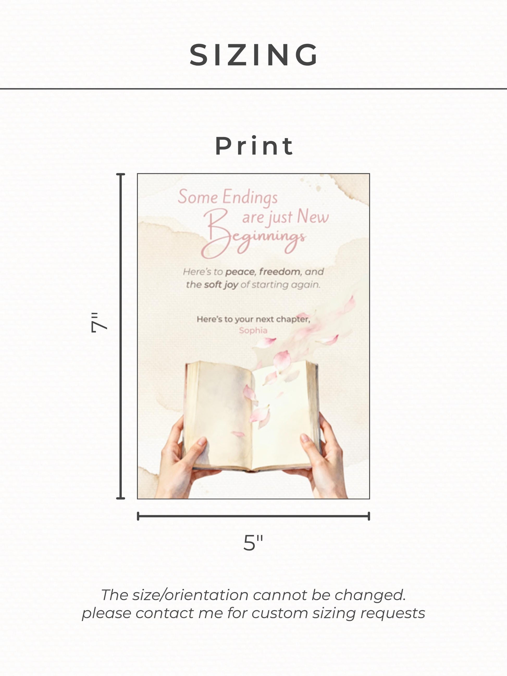 Printable Divorce, Separation, New Beginnings Card (Instant Digital Download Editable Canva Template) Friend Encouragement Well Wishes