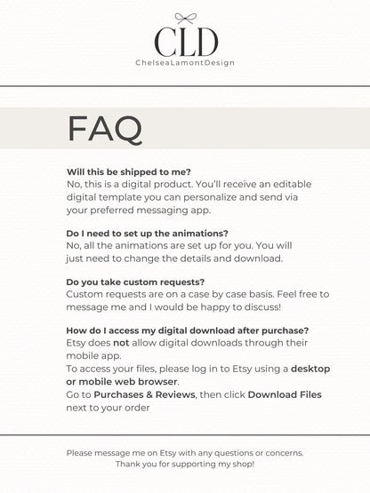Animated Digital Card for Friend going through Divorce, Separation & Breakup (Digital Instant Download Editable Canva Template) Funny