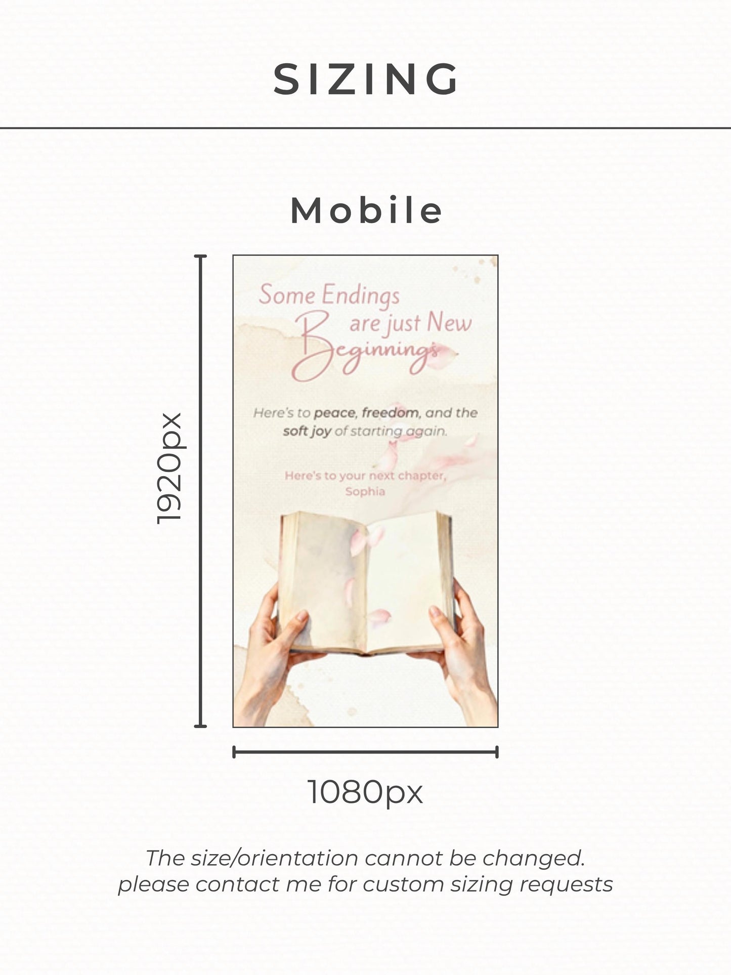 Animated Digital Card for Friend going through Divorce, Separation & New Beginnings (Digital Instant Download Editable Canva Template)