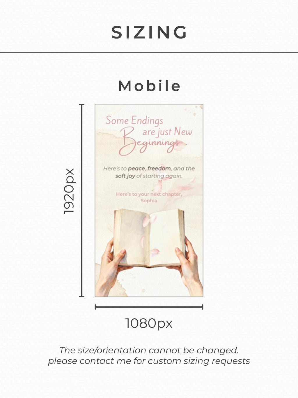 Animated Digital Card for Friend going through Divorce, Separation & New Beginnings (Digital Instant Download Editable Canva Template)