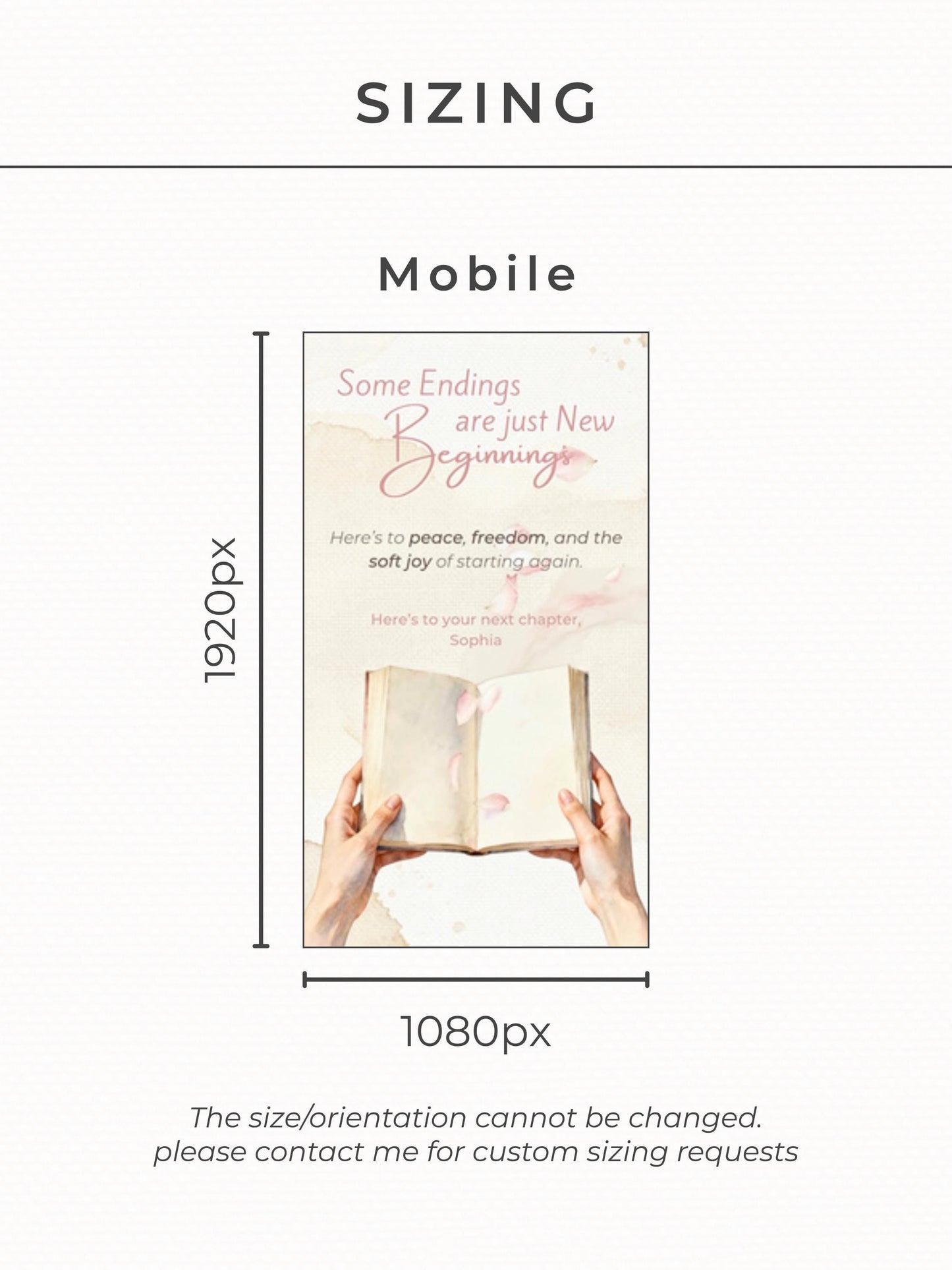 Animated Digital Card for Friend going through Divorce, Separation & New Beginnings (Digital Instant Download Editable Canva Template)