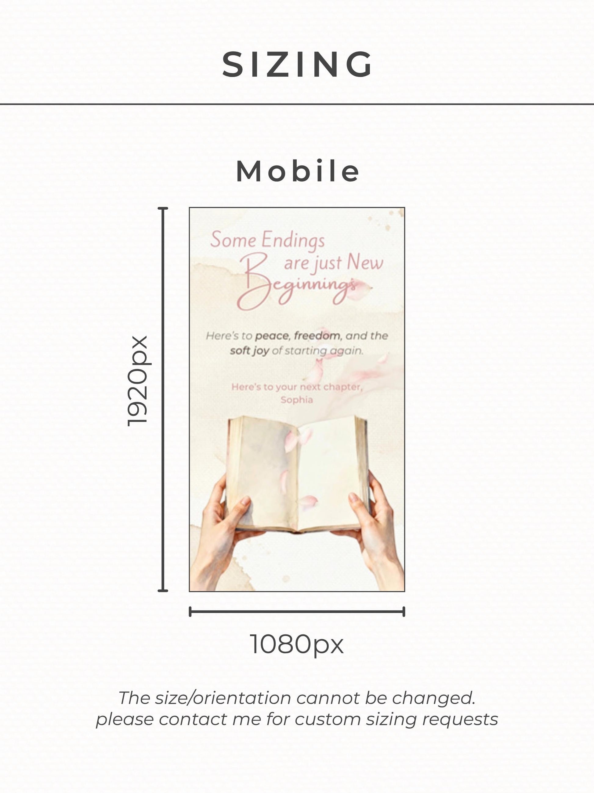 Animated Digital Card for Friend going through Divorce, Separation & New Beginnings (Digital Instant Download Editable Canva Template)