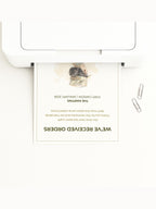 Military PCS Card - Moving Announcement - Custom Military Family Army Goodbye (Instant Download Editable Canva Template) New Orders Farewell