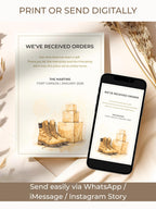 Military Uniform Moving PCS Card Announcement - Custom US Army Family Goodbye (Instant Download Editable Canva Template) New Orders Farewell