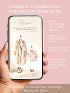 Custom Mother's Day Card from Daughter (Instant Download Editable Canva Template) - Heartfelt Gift for Mom, Grandmother, Parent