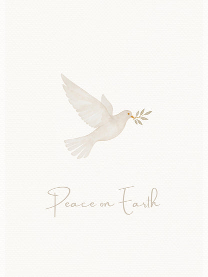 Christian Christmas Card Bundle - 4 Printable Digital Cards - Religious Holiday Set - Scripture Greeting (Instant Download Canva Template)