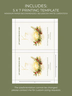 Editable Christian Holiday Christmas Card-Let Earth Receive Her King Golden Crown (Religious Printable Canva Template Digital Download)