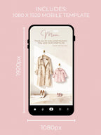 Custom Mother's Day Card from Daughter (Instant Download Editable Canva Template) - Heartfelt Gift for Mom, Grandmother, Parent