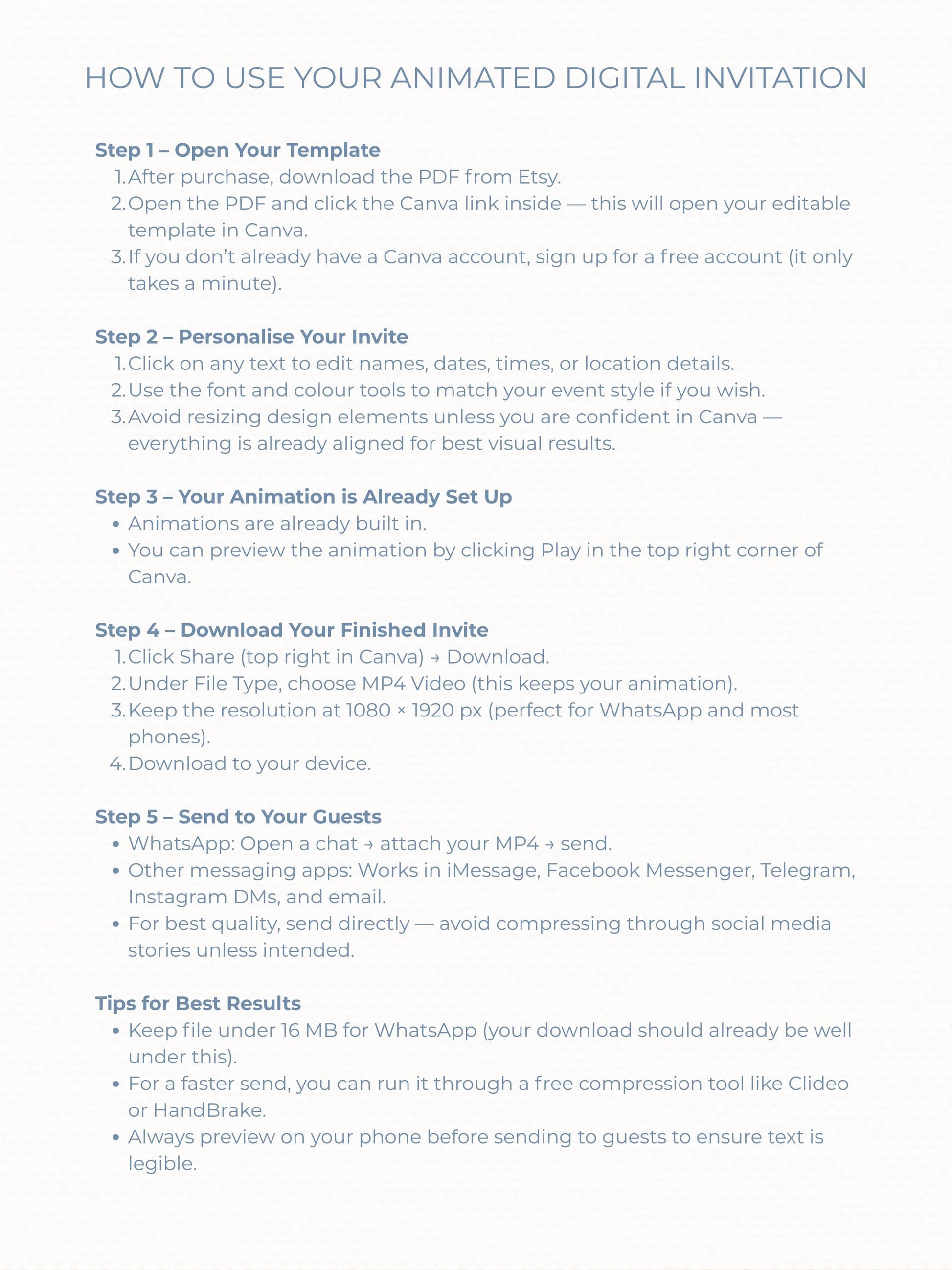 Animated Superhero Birthday Invitation - Editable Storybook Tower Digital Evite (Instant Download Custom Canva Template)