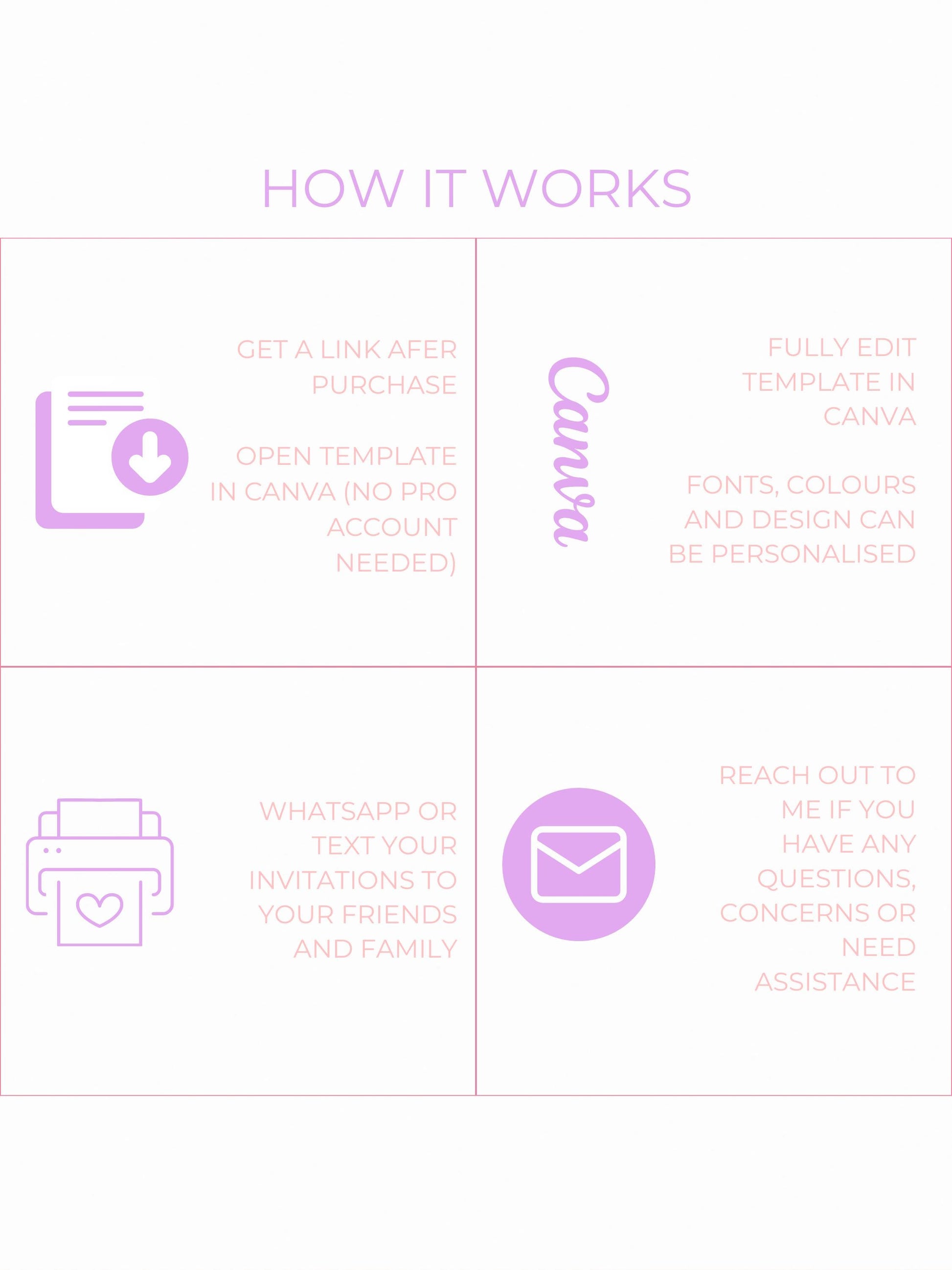 Printable Mermaid Birthday Invitation - Custom Storybook Magical Rainbow Party Invite (Instant Download Editable Canva Digital Evite)