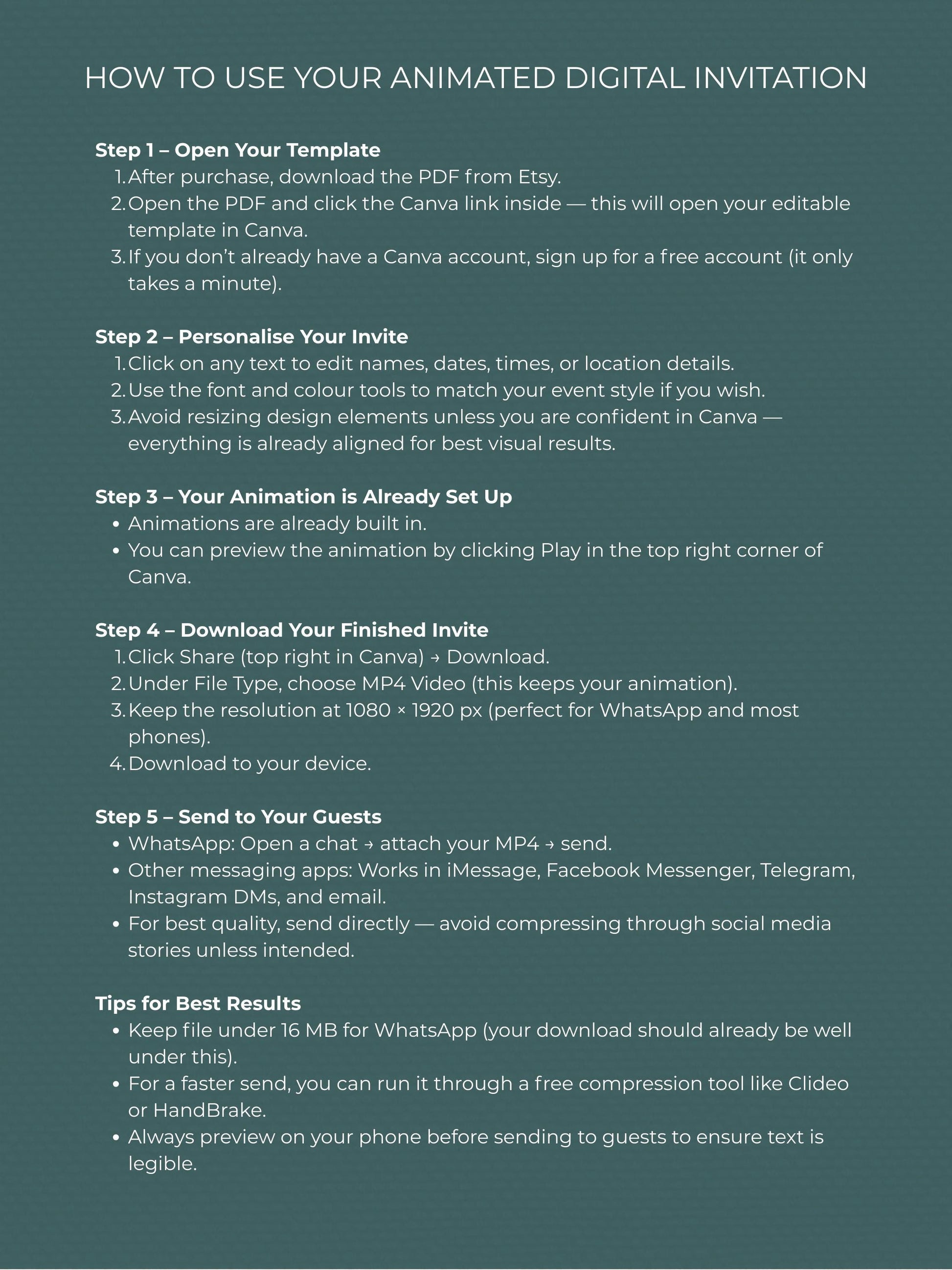 Animated Nativity Snow Globe Christmas Card - Religious Faith-Based Holiday Seasonal Greeting (Custom Instant Download Canva Template)