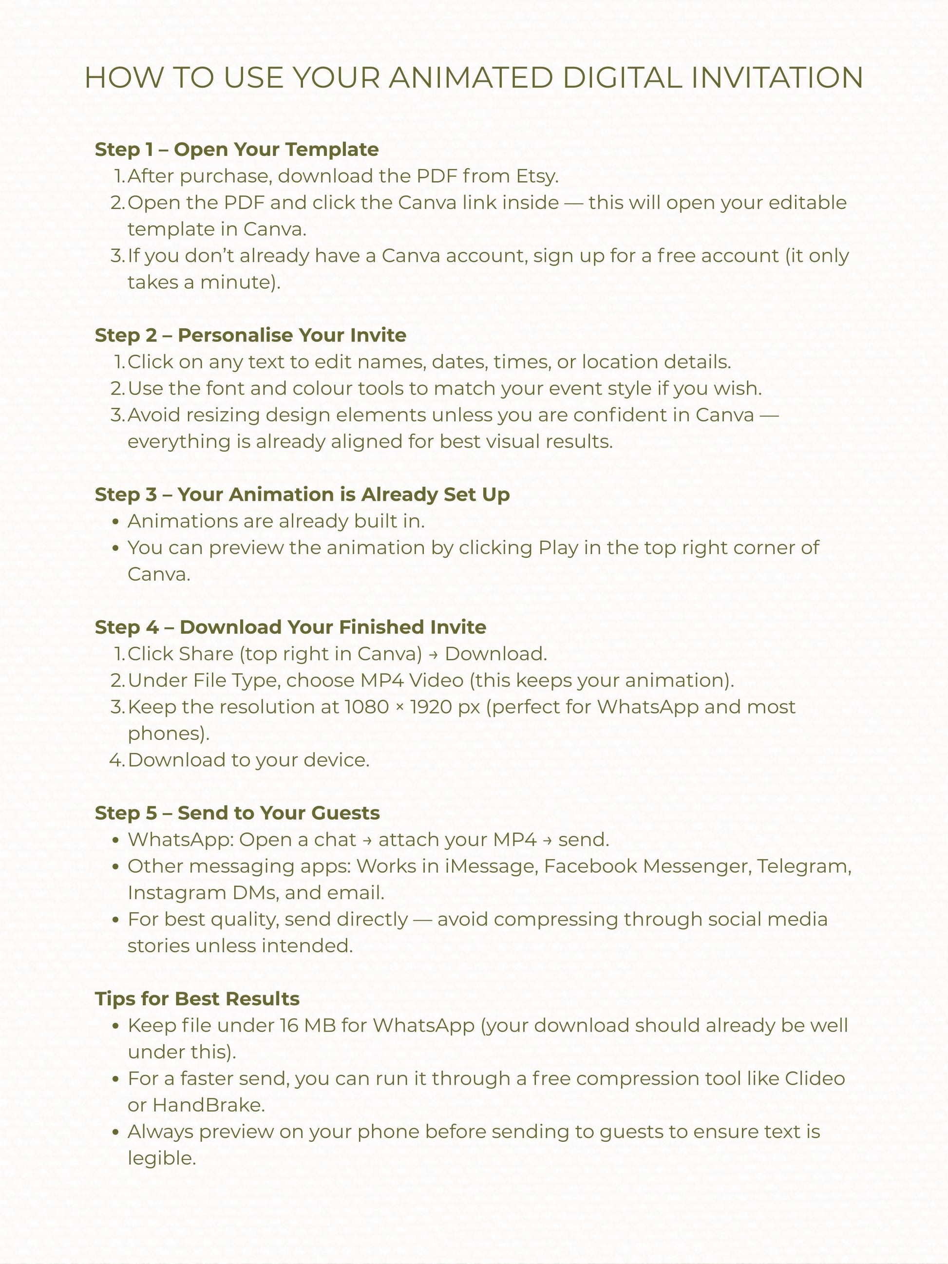 Animated Jungle Bouncy Castle Birthday Evite Template - Storybook Pop Up Digital Invitation (Editable Canva Video Invite for Kids Party)