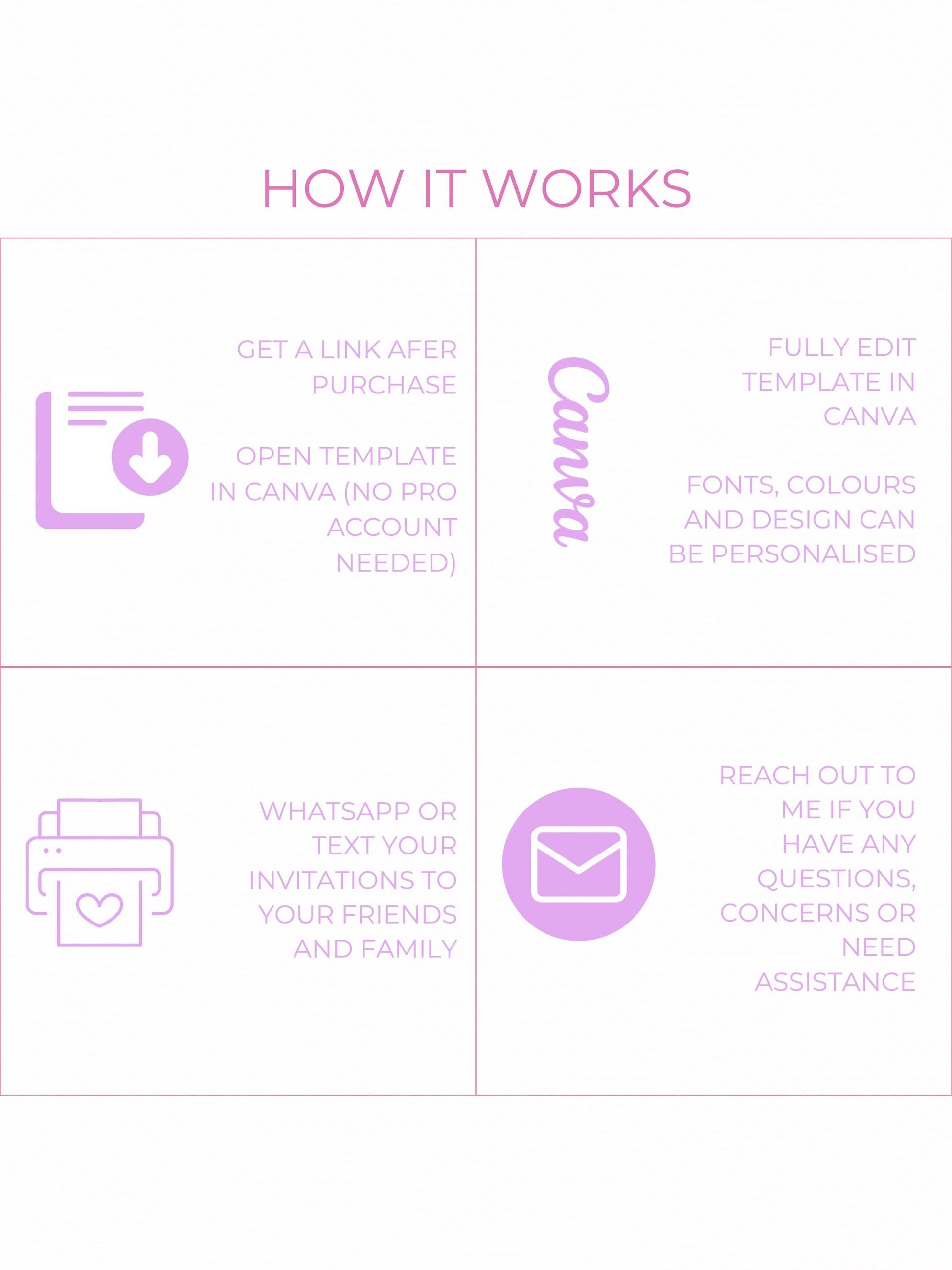 Printable Mermaid Birthday Invitation - Custom Storybook Magical Rainbow Party Invite (Instant Download Editable Canva Digital Evite)