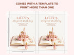 Princess Birthday Party Bundle Canva Template - Animated Evite, Printable Invitation, Welcome Sign, Banner & Thank You Card