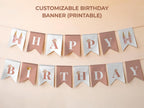 Princess Birthday Party Bundle Canva Template - Animated Evite, Printable Invitation, Welcome Sign, Banner & Thank You Card