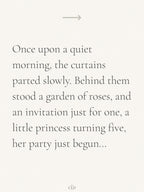 Animated Princess Birthday Invitation Video, Enchanted Fairytale Evite (Editable Canva Template, Girl Party Digital Invite)
