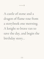 Printable Knight Birthday Party Invite for Kids - Custom Fantasy Storybook Castle Invitation (Instant Download Canva Template Evite)