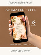 Thanksgiving Invitation Printable, Gather in Gratitude (Editable Canva Template) Fall/Autumn Friendsgiving Invite 5x7 Digital Download