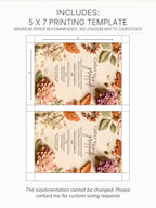 Thanksgiving Invitation Printable, Gather in Gratitude (Editable Canva Template) Fall/Autumn Friendsgiving Invite 5x7 Digital Download