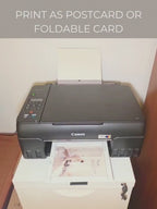 Mother’s Day Card Template (Printable & Digital Canva Editable Template- Instant Download) Foldable + Mobile