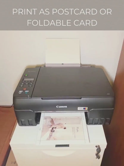 Mother’s Day Card Template (Printable & Digital Canva Editable Template- Instant Download) Foldable + Mobile