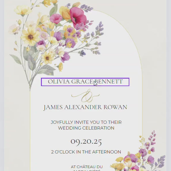 Wedding Welcome Sign Template Design Floral Artwork Digital Download Wedding Template Canva Editing Ceremony Display Entrance Decoration