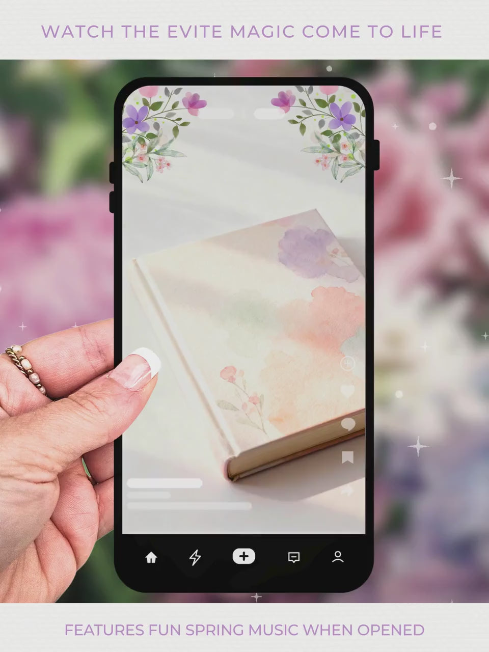 Animated Easter Egg Hunt Invitation - Spring Storybook Evite (Editable Kids Party Canva Digital Template Invite)