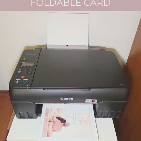 Mother’s Day Card Template for Mom - Older Son or Daughter Printable Folded Card + Digital Card (Custom Canva Editable Instant Download)