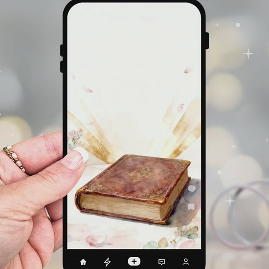 Animated Storybook Save the Date - Wedding Video Invitation (Custom Instant Download Digital Canva Template Evite - WhatsApp Invite)