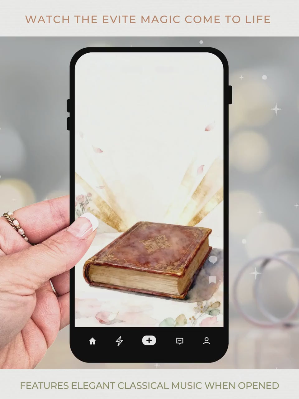 Animated Storybook Save the Date - Wedding Video Invitation (Custom Instant Download Digital Canva Template Evite - WhatsApp Invite)