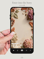 Animated Thanksgiving Invitation, Autumn Gather in Gratitude (Editable Canva Template) Fall Friendsgiving Evite Video, Send by Text Whatsapp
