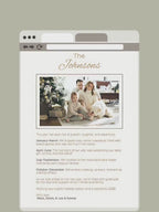 Editable Christian Christmas Card with Newsletter - O Holy Night Nativity Canva Template, Printable or Digital Holiday Greeting
