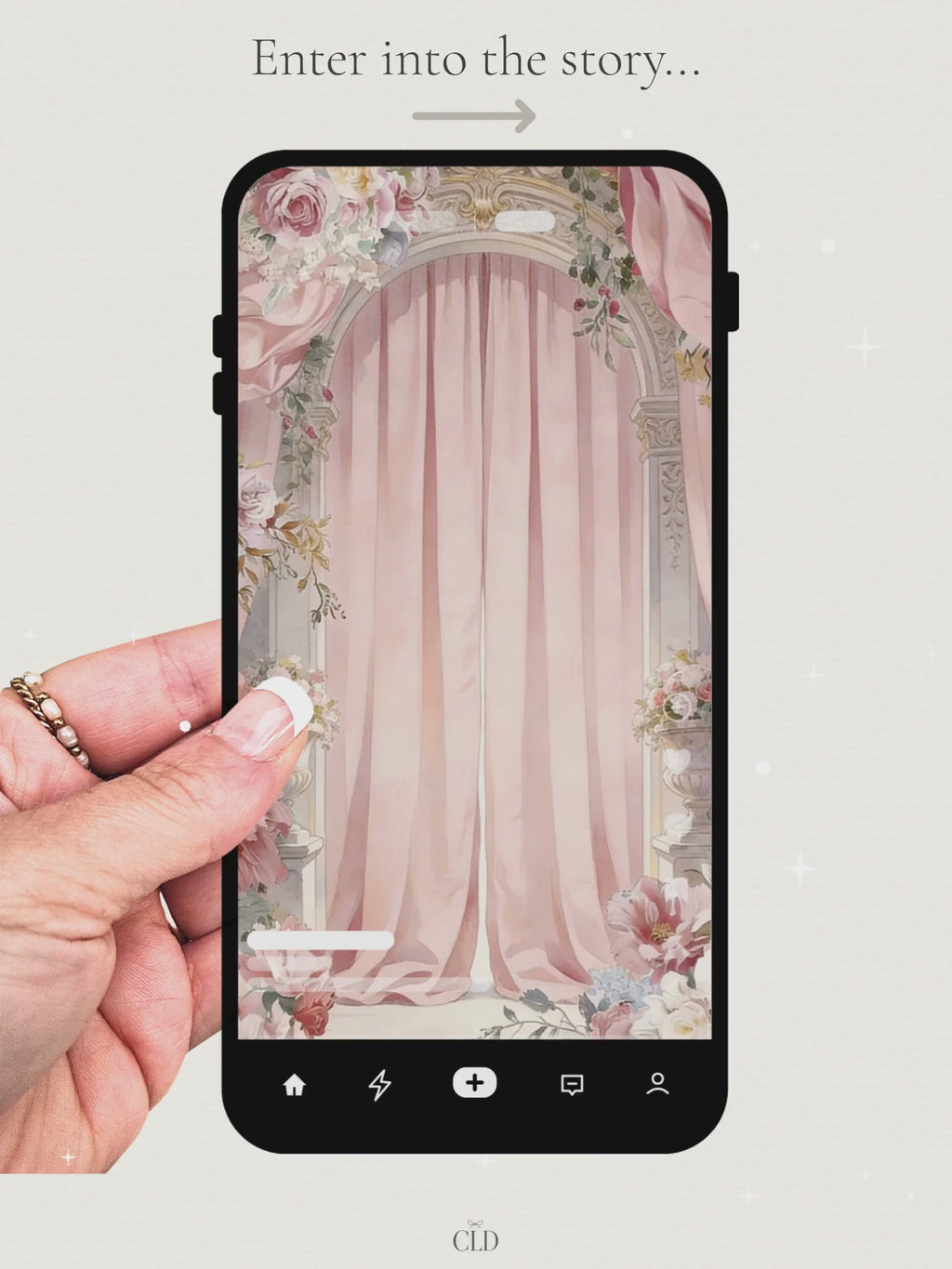 Animated Princess Birthday Invitation Video, Enchanted Fairytale Evite (Editable Canva Template, Girl Party Digital Invite)