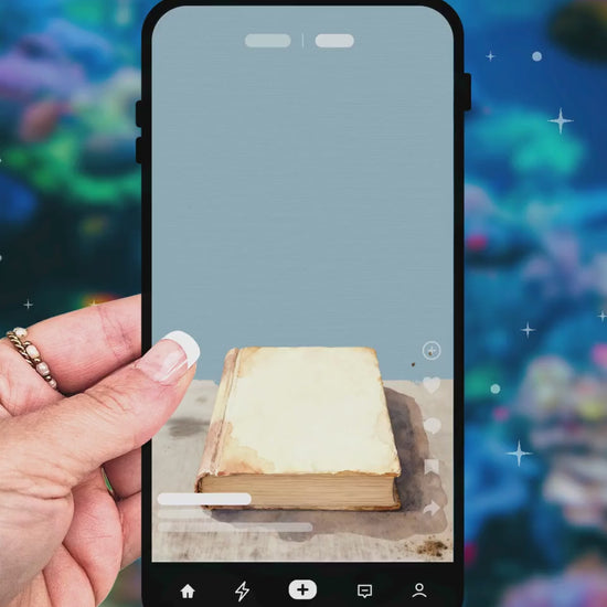 Animated Mermaid Birthday Evite - Digital Custom Storybook Under the Sea Invitation (Editable Instant Download Canva Template Invite)