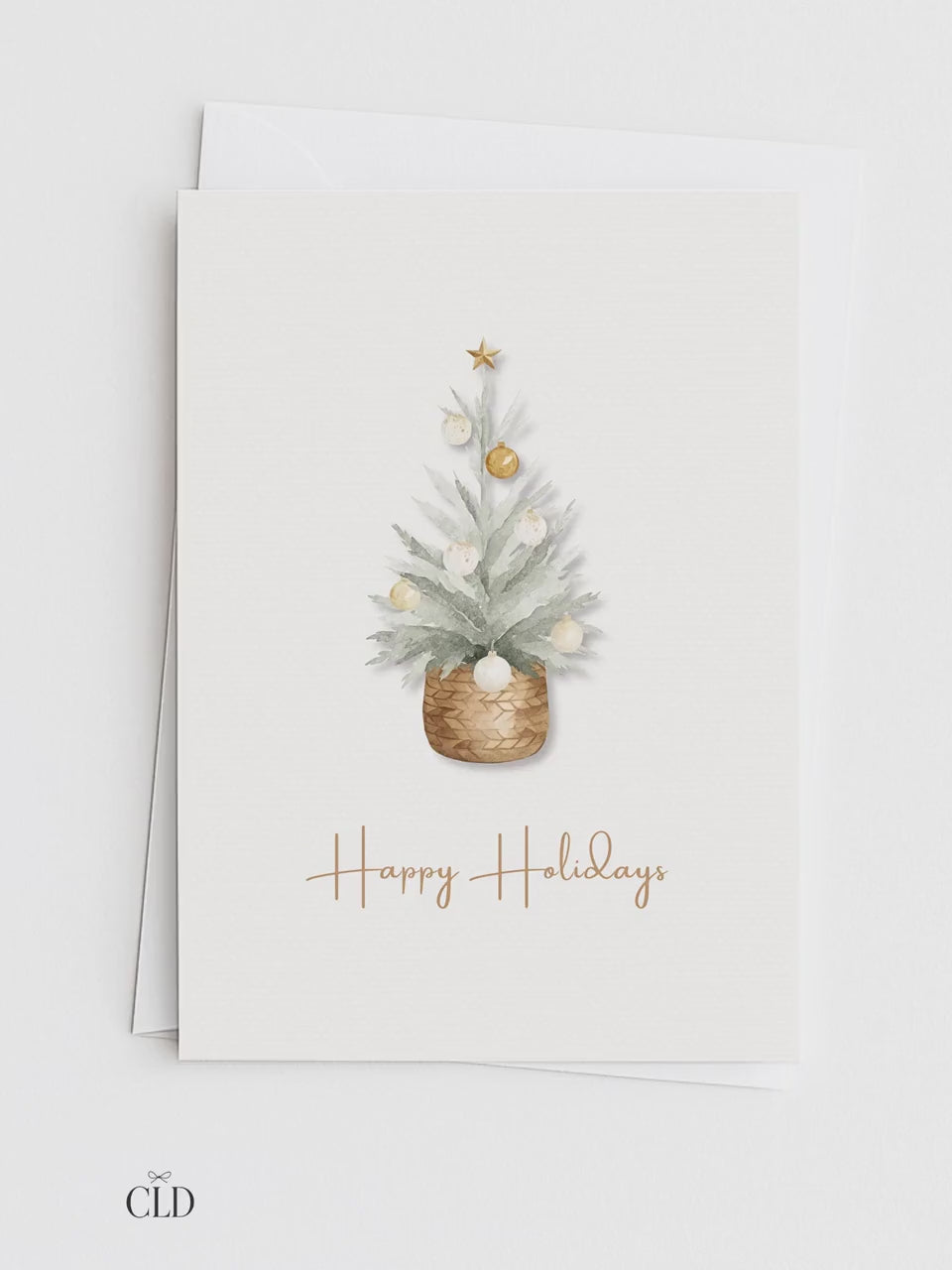 Editable Christmas Card with Newsletter Template (Printable or Digital Canva Holiday Card) - Family Photo Update, Personalized Greeting Card