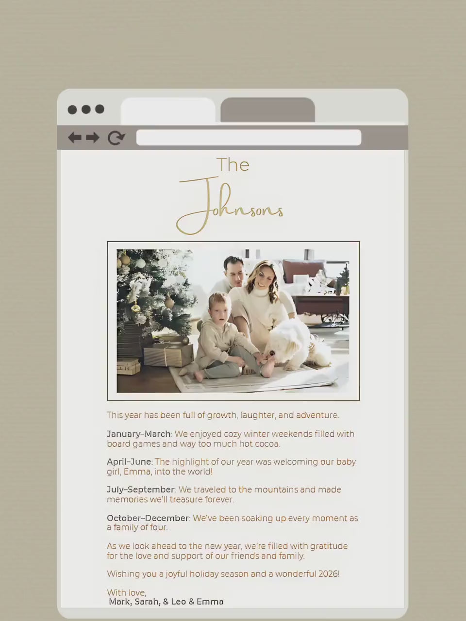 Editable Christmas Card with Newsletter - Christian Peace on Earth Dove Canva Template, Printable or Digital Holiday Greeting