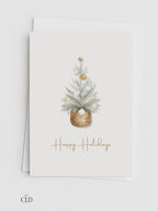 Editable Christmas Card with Newsletter Template (Printable or Digital Canva Holiday Card) - Family Photo Update, Personalized Greeting Card