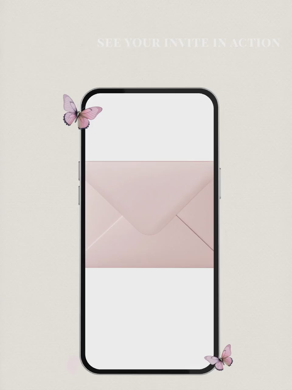 Animated Baby Shower Invitation, Butterfly Digital Evite Template, Editable Canva Video Invite, Floral Virtual Baby Shower Announcement