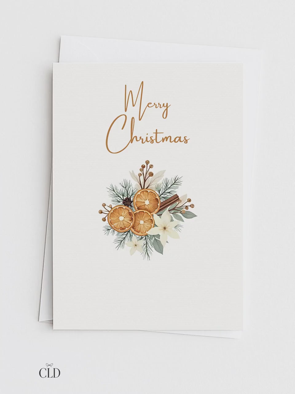 Editable Christmas Card with Newsletter - Cozy Rustic Holiday Card Template, Canva Printable, Family Photo Update, Digital Greeting