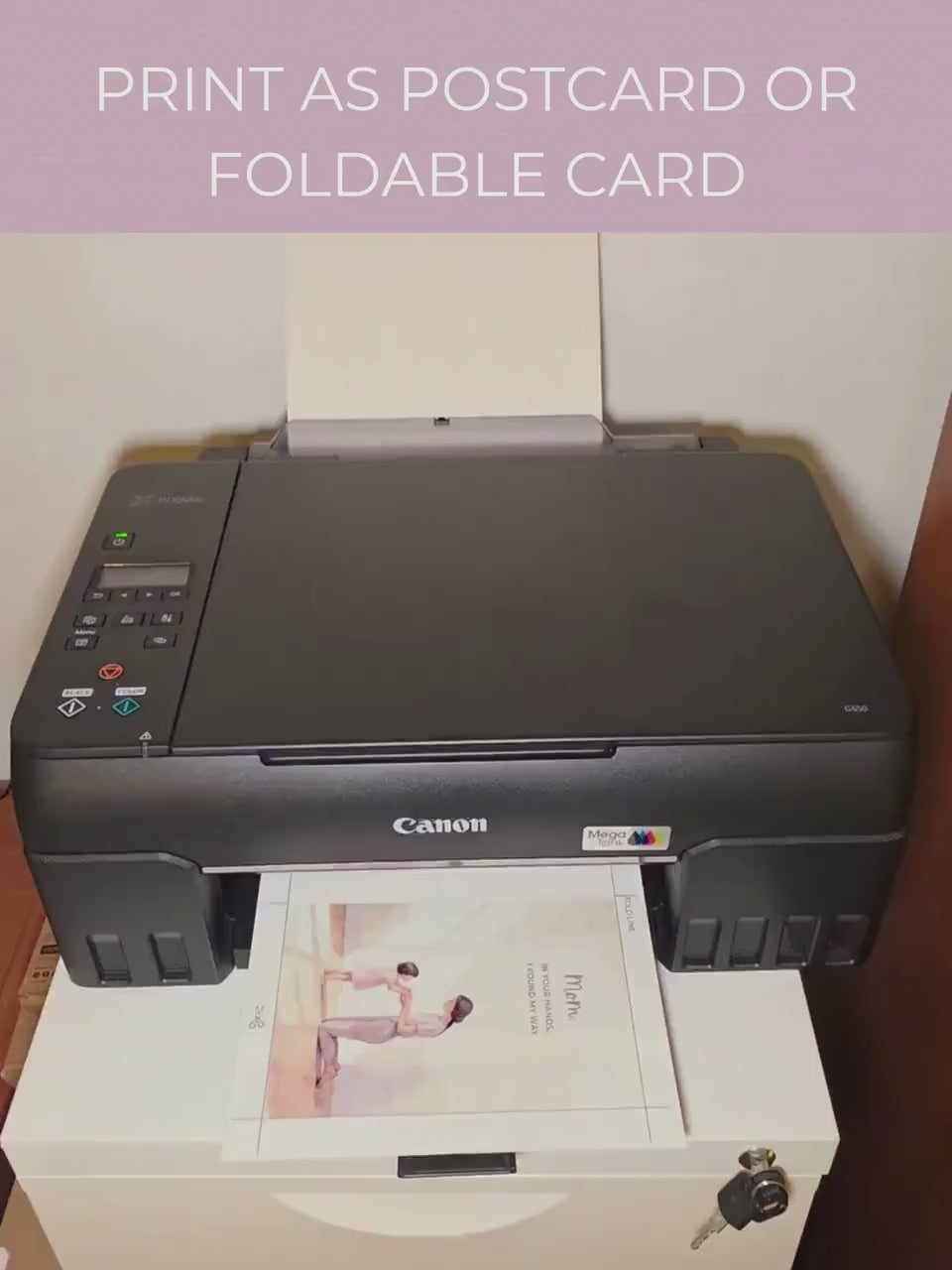 Mother’s Day Card - Printable & Digital Download - Boy + Girl Version (Instant Download Editable Canva Template) Foldable 5x7 + Postcard